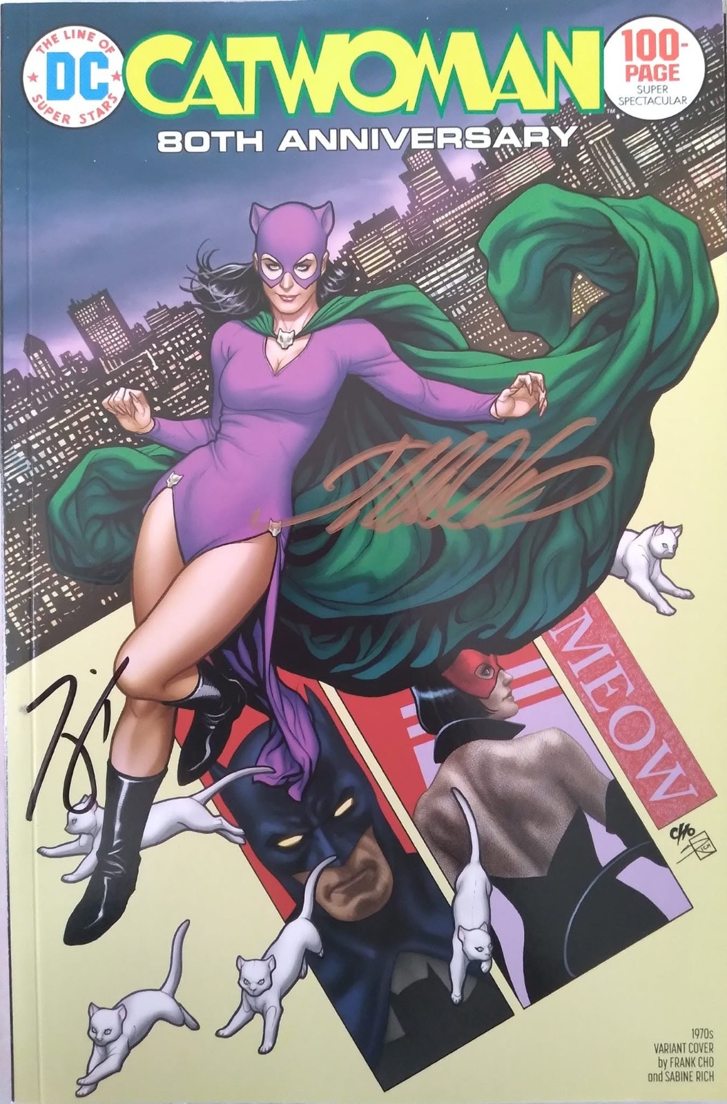 CATWOMAN 80th Anniv. Spec.(DC), signed by Frank Cho & Tom King