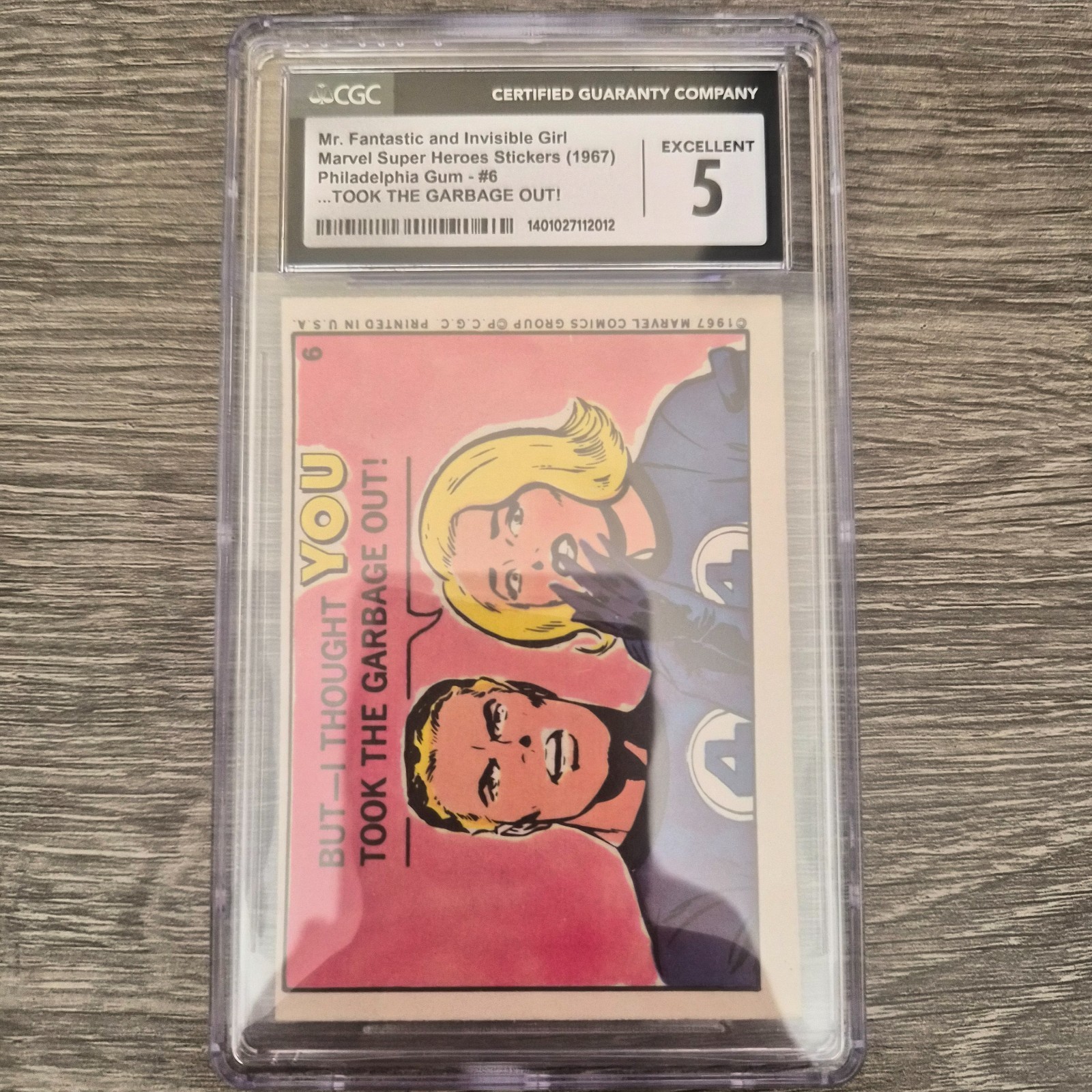 1967 Marvel Super Heroes #6 Mr. Fantastic Invisible Woman 1st App Rookie Not PSA