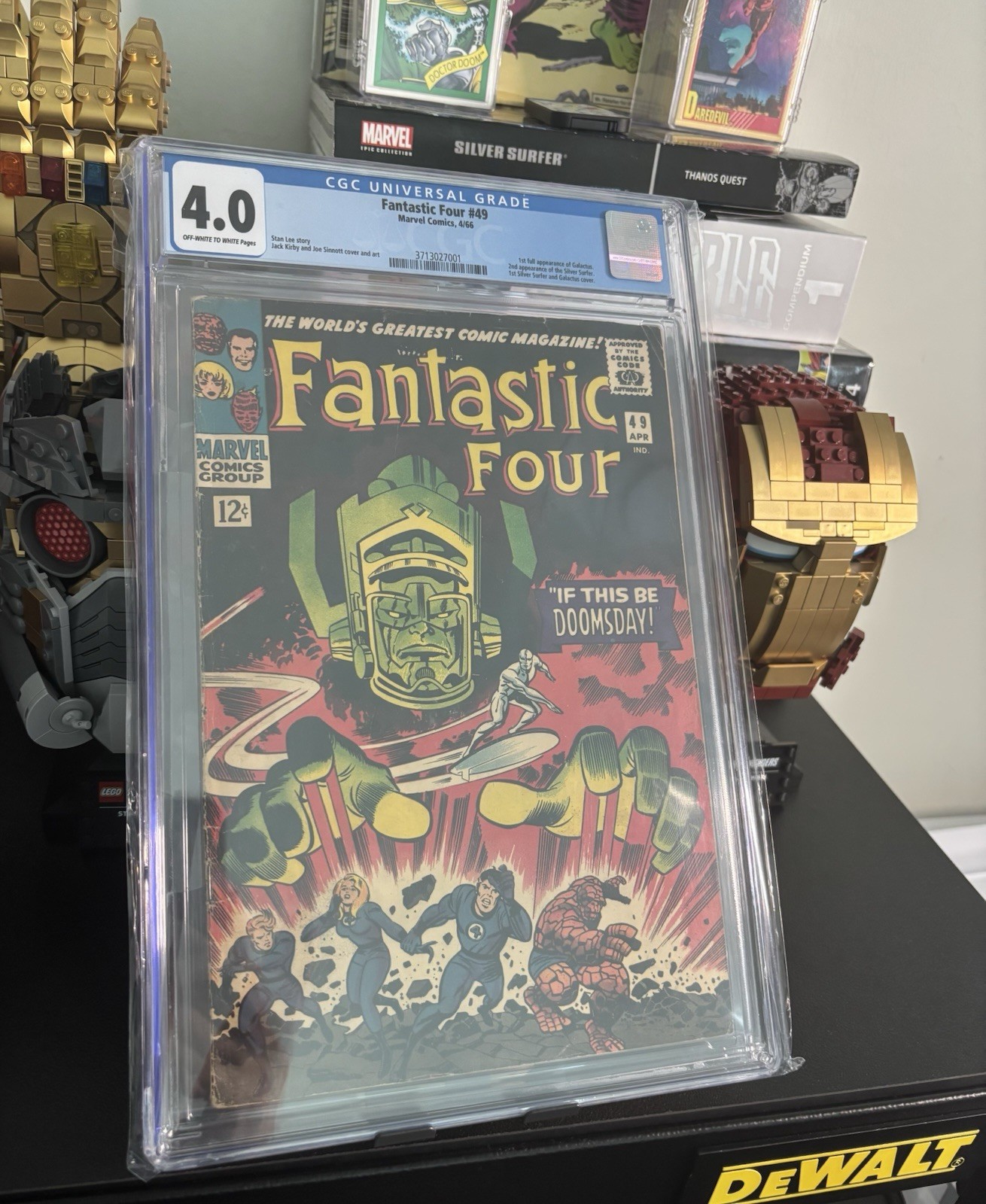 Fantastic Four #49 CGC 4.0 Marvel Silver Age Comic Book/ First Appearance Of Gal Fantastic Four #49 CGC 4.0 Marvel Silver Age Comic Book/ First Appearance Of Gal