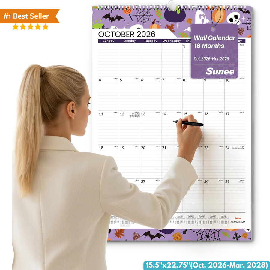 2026-2027 Wall Calendar Large 22.75\