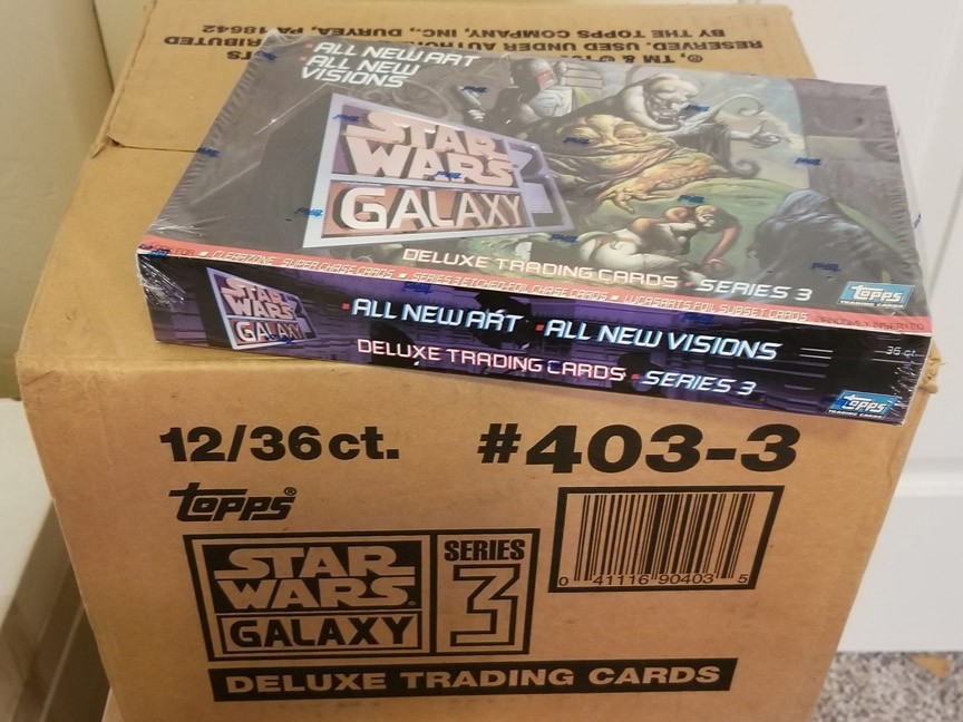 1995 STAR WARS GALAXY SERIES 3 FACTORY SEALED UNOPENED BOX FRESH FROM CASE