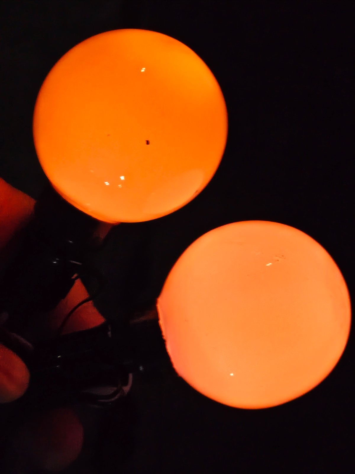 Vintage Sylvania Fluorescent Christmas Lights bulbs 1940\'s