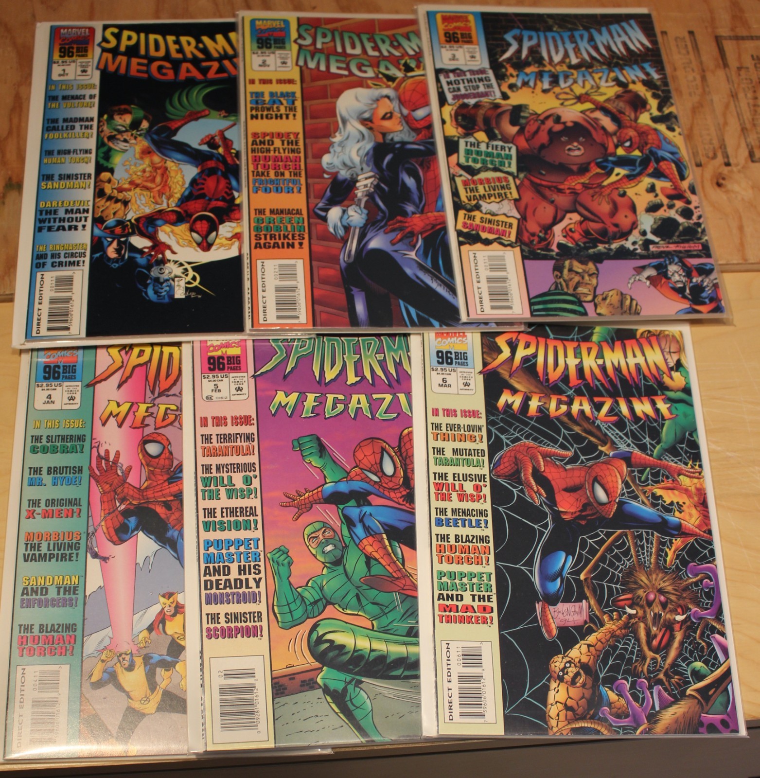Spider-Man Megazine #1-6 - Full Run Complete