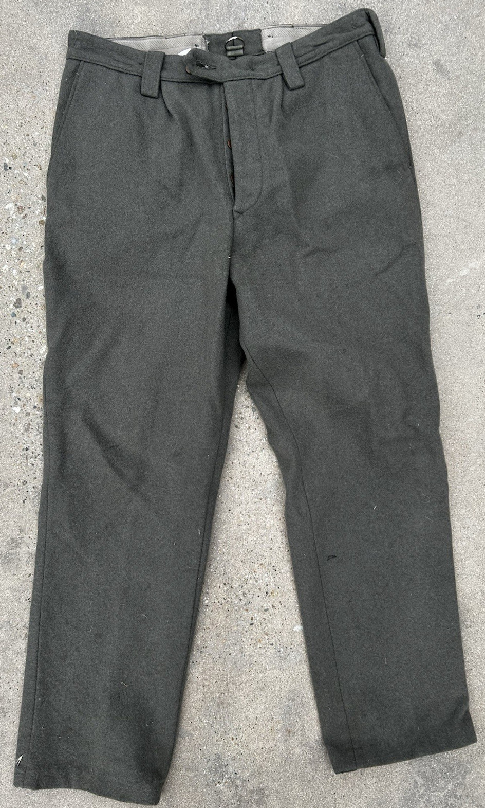 Vintage WWII German Replica M1943 M43 Wool Combat Field Trousers size 52 Sturm
