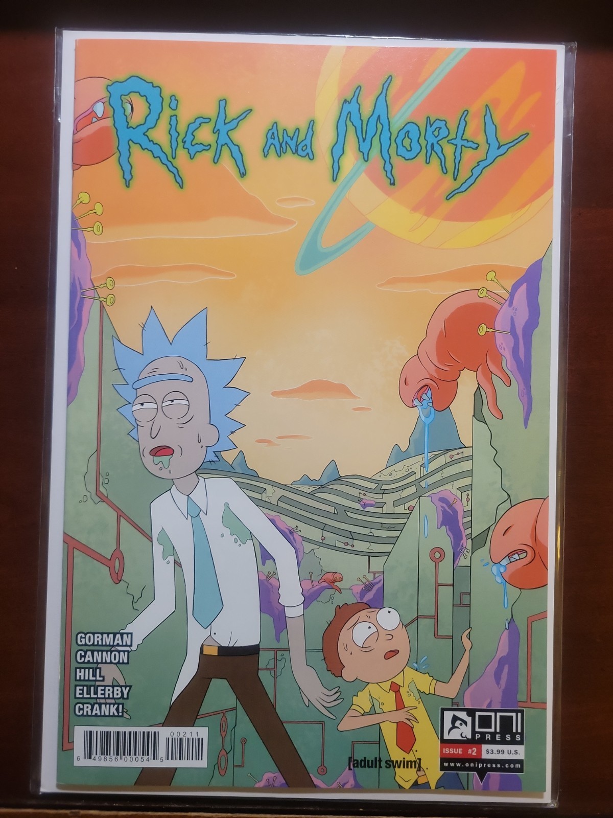 Rick and Morty #2 1st Print Cover A Oni Press 2015 Zac Gorman 