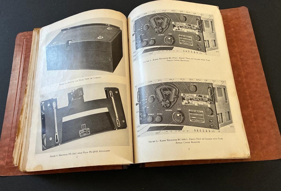 Vintage Braniff Airways Oklahoma City & Dallas Love WWII Radio Manual 1943