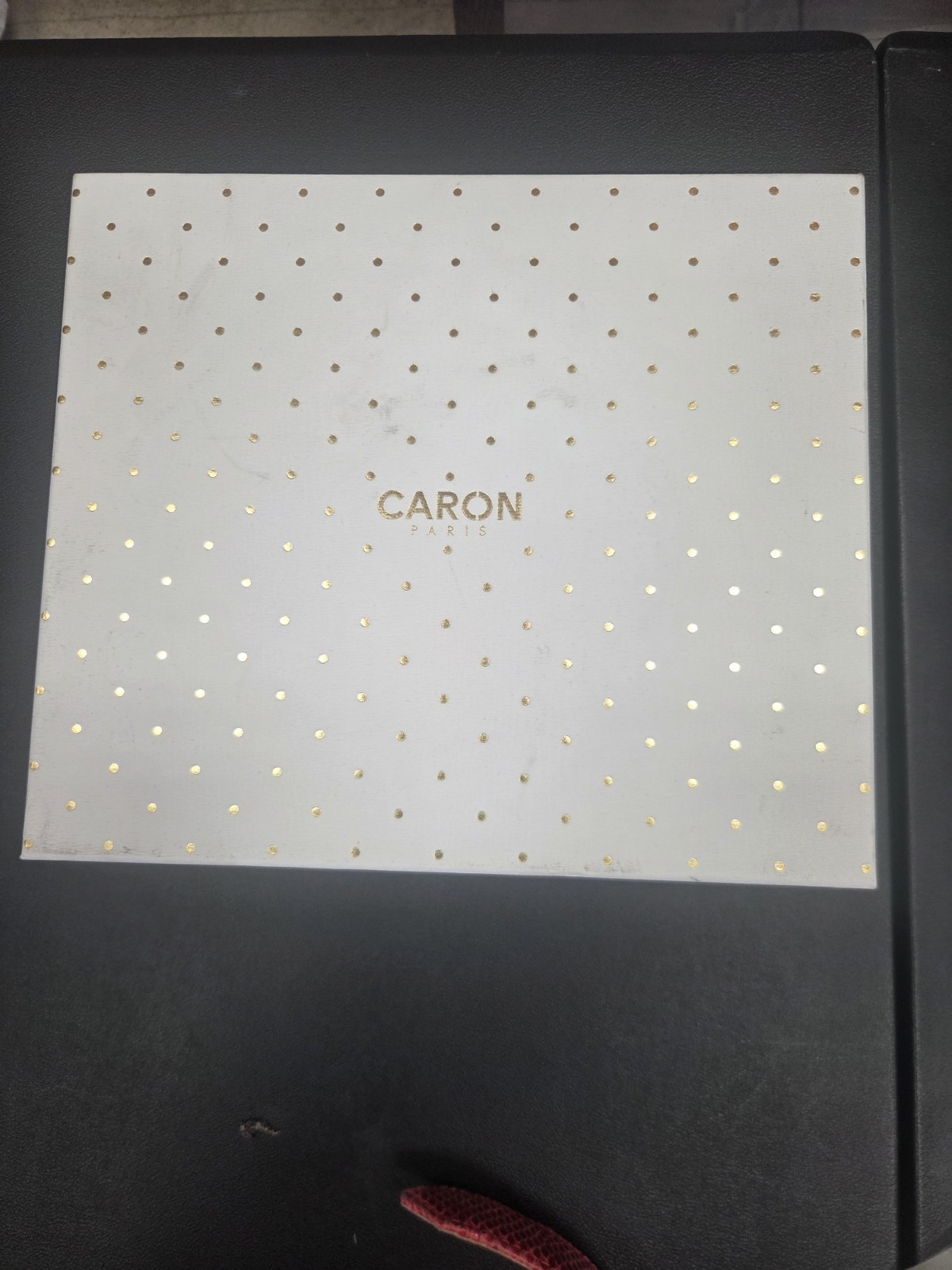 Vintage CARON Paris LADY CARON Perfume Powder Compact Gift Set Boxed Complete