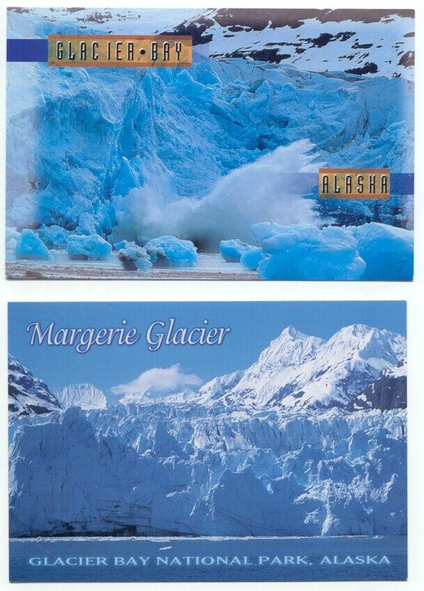 Glacier Bay Alaska Lot of 2 Postcards