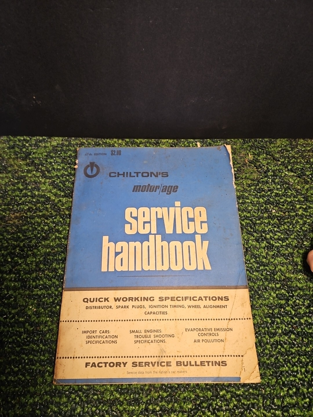 Chiltons Motor Age Service Handbook 47th Edition 1972