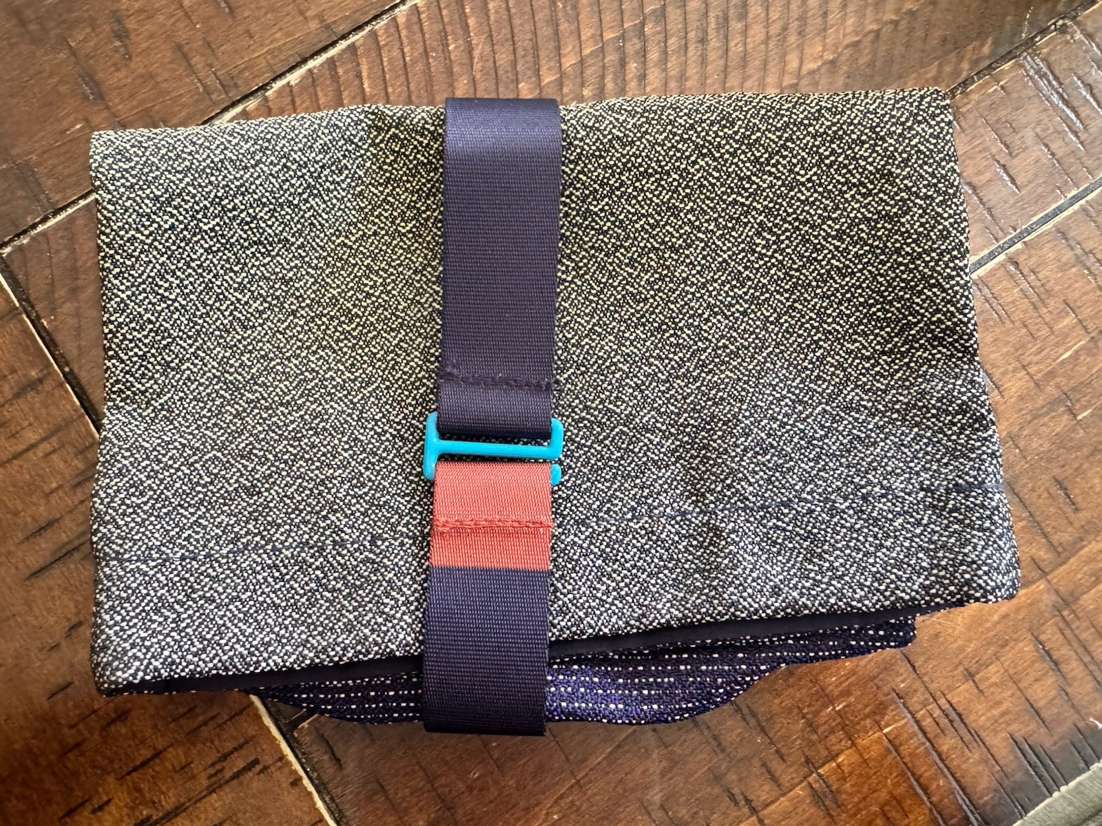 KLM x Envisions Business Class Amenity Ombre Blue/Yellow Bag