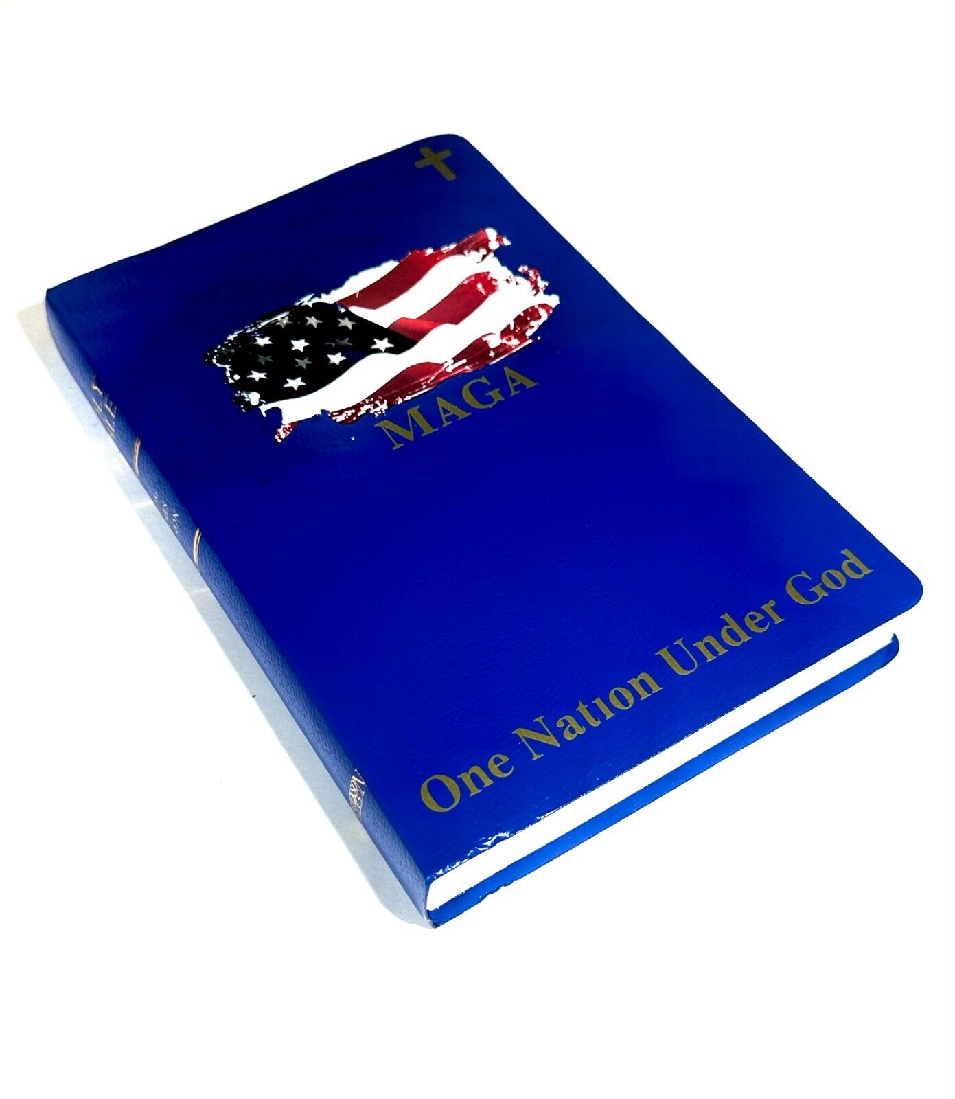 The MAGA Bible; Donald Trump 2024; Blue Softcover; Handcrafted, Artisan Design