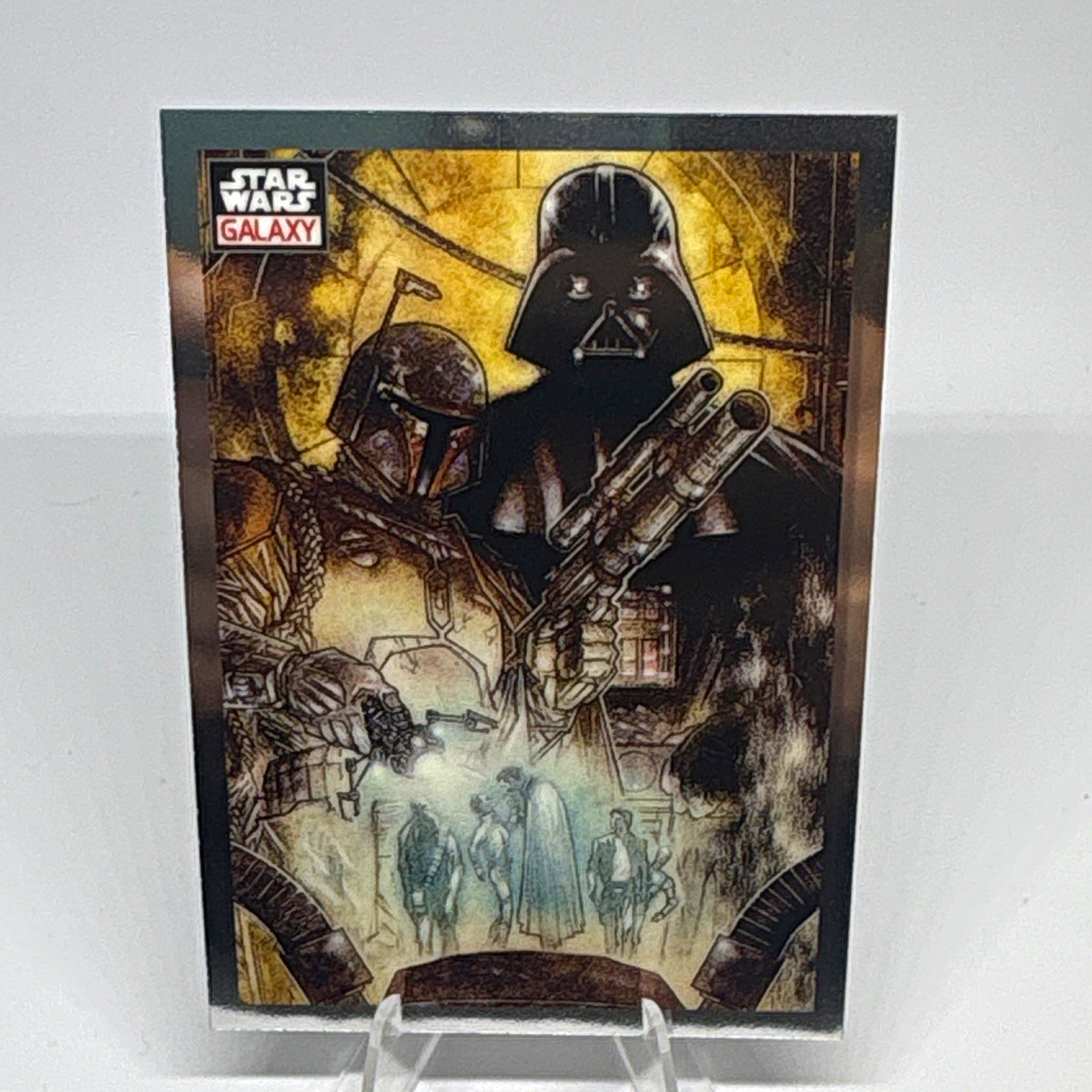Topps 2006 Star Wars Galaxy Diabolic Duo #42 Darth Vader Boba Fett