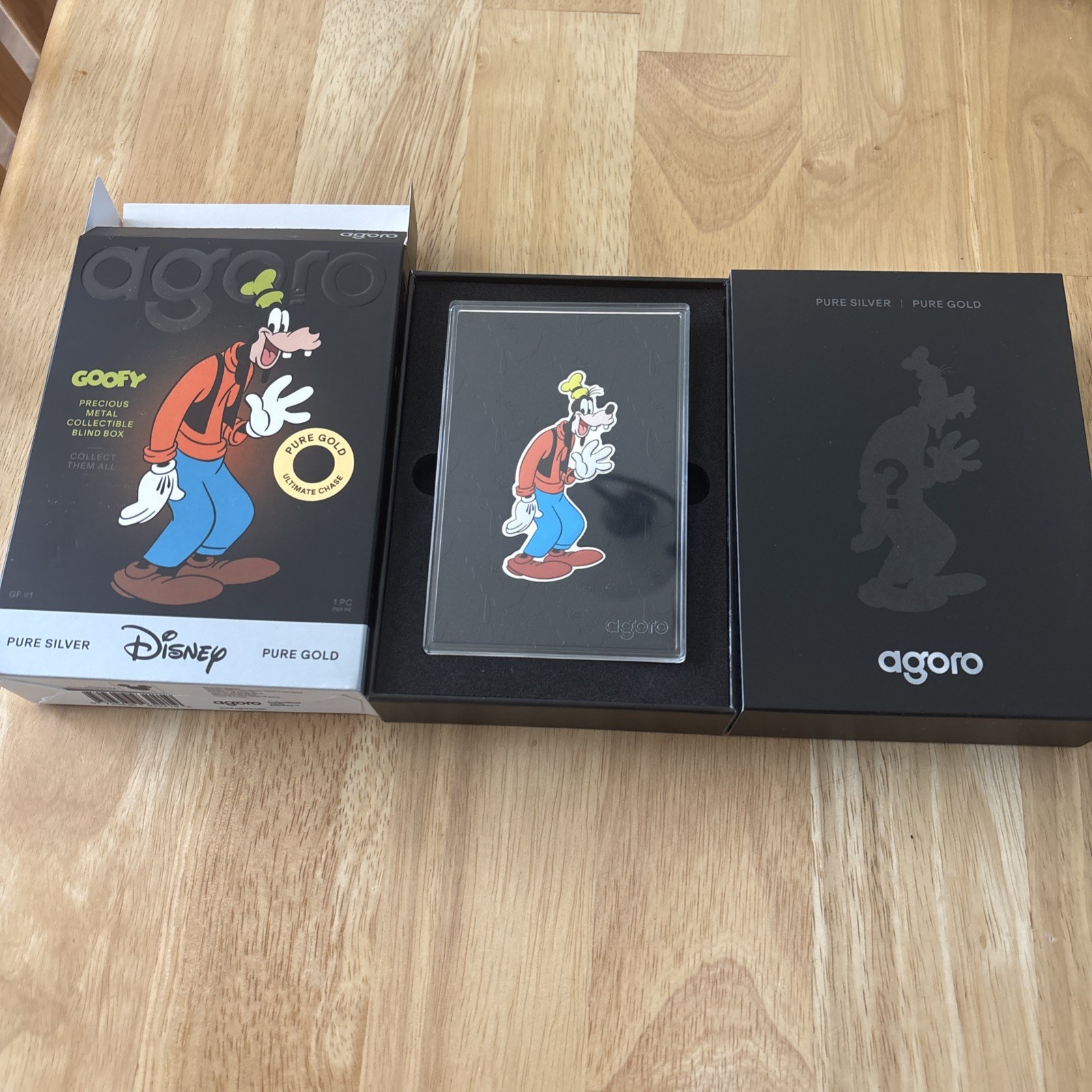 Agoro Disney Goofy 1/2 oz .999 Pure Silver TIER 1 w/ Box #0095/3485 Agoro Disney Goofy 1/2 oz .999 Pure Silver TIER 1 w/ Box #0095/3485