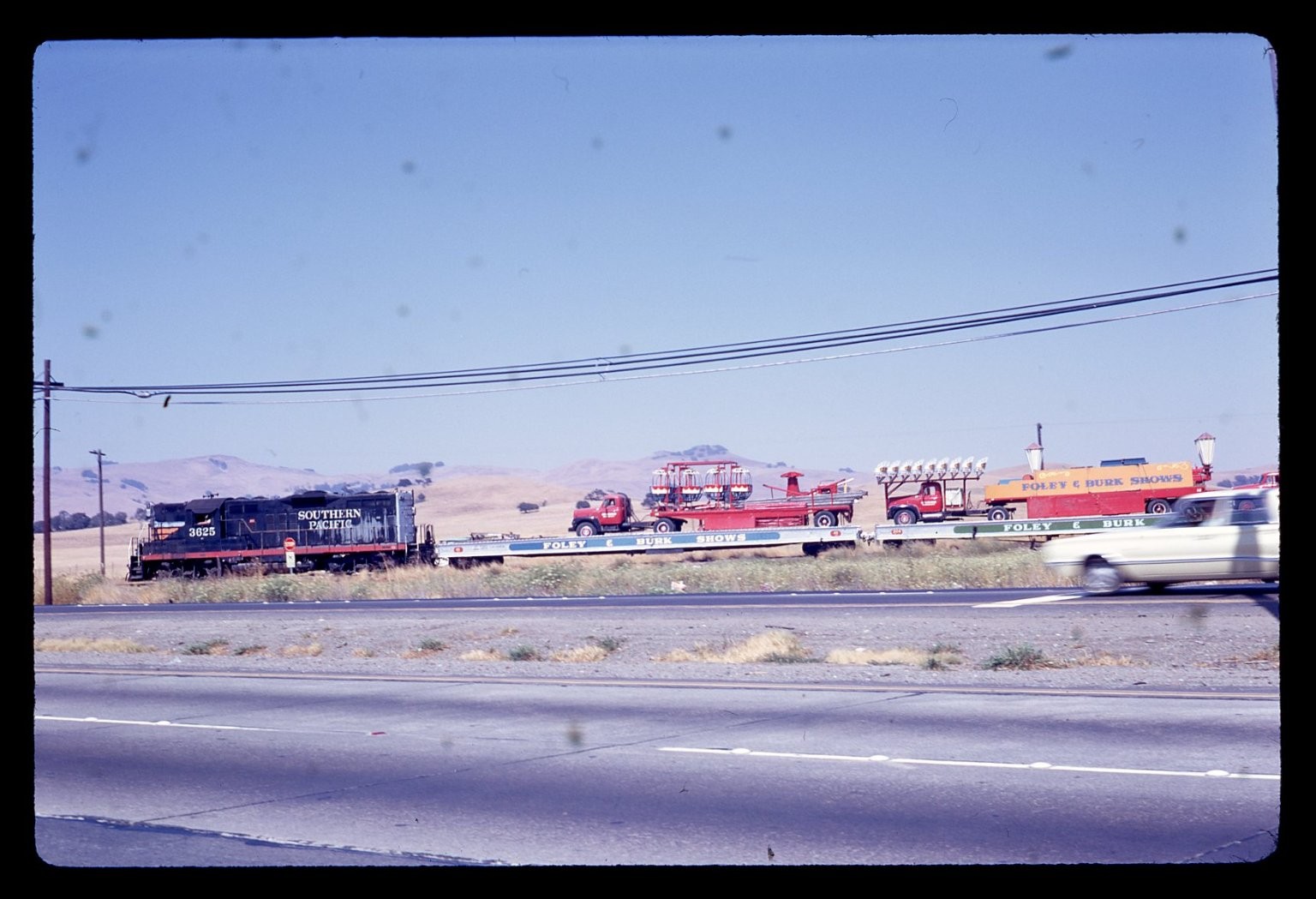 SL29 Slide 1969 Southern Pacific Train Foley & Burk Shows Carnival 633a SL29 Slide 1969 Southern Pacific Train Foley & Burk Shows Carnival 633a