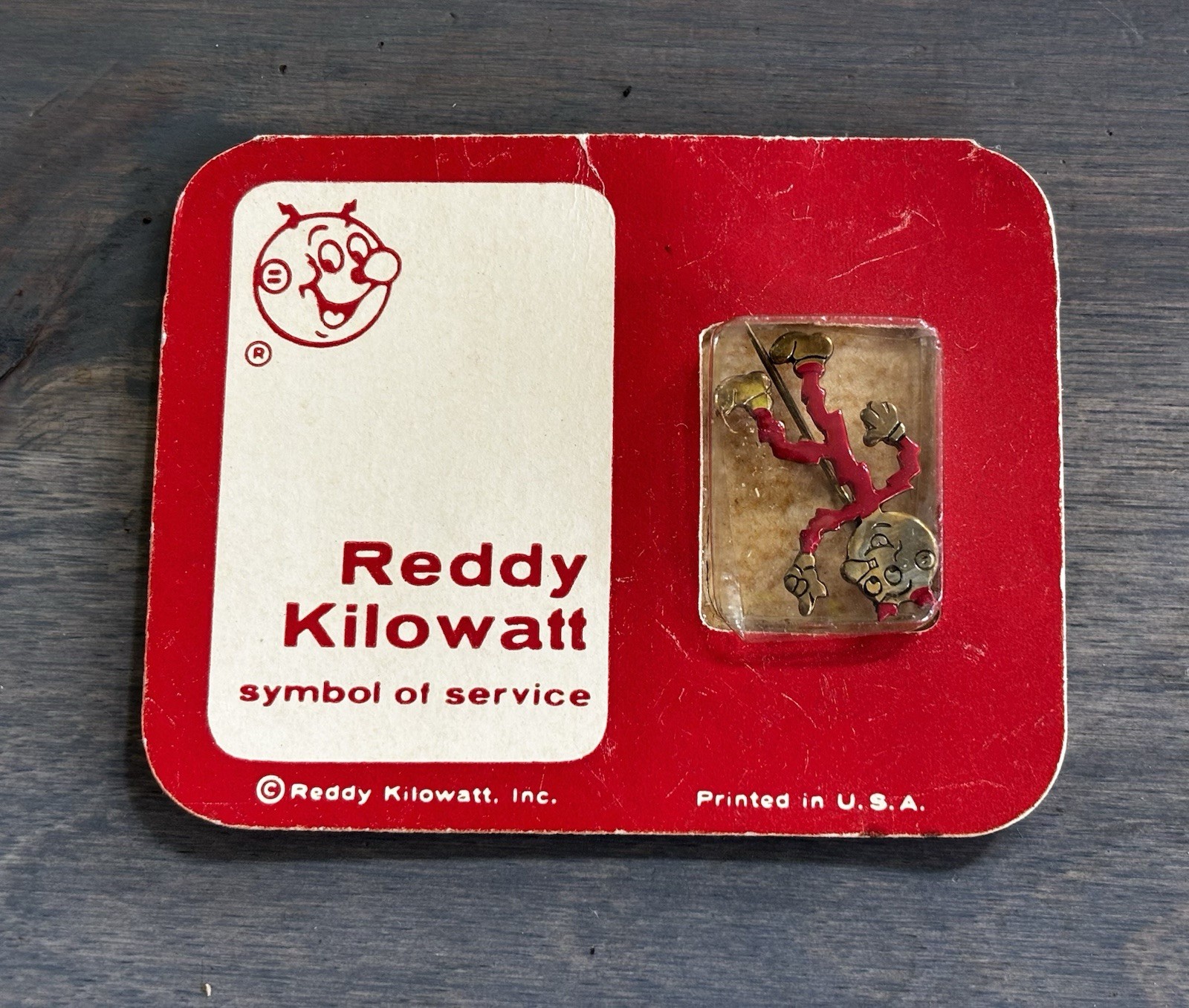 New Vintage Reddy Kilowatt Pin Electric Company Memorabilia  Detroit Edison