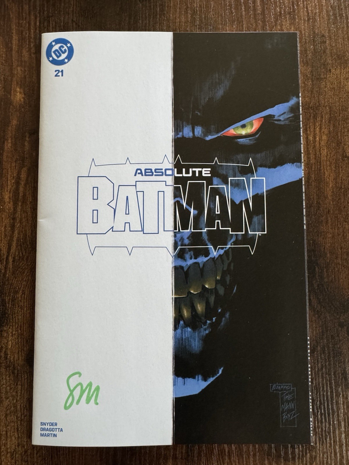 Absolute Batman #21 One Stop Comic Shop Seth Mann Signed With COA Absolute Batman #21 One Stop Comic Shop Seth Mann Signed With COA