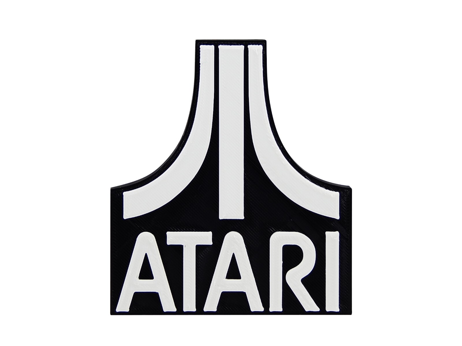 Atari Video Game System Logo Sign 3D Wall Desk Shelf Art 3 1/2\