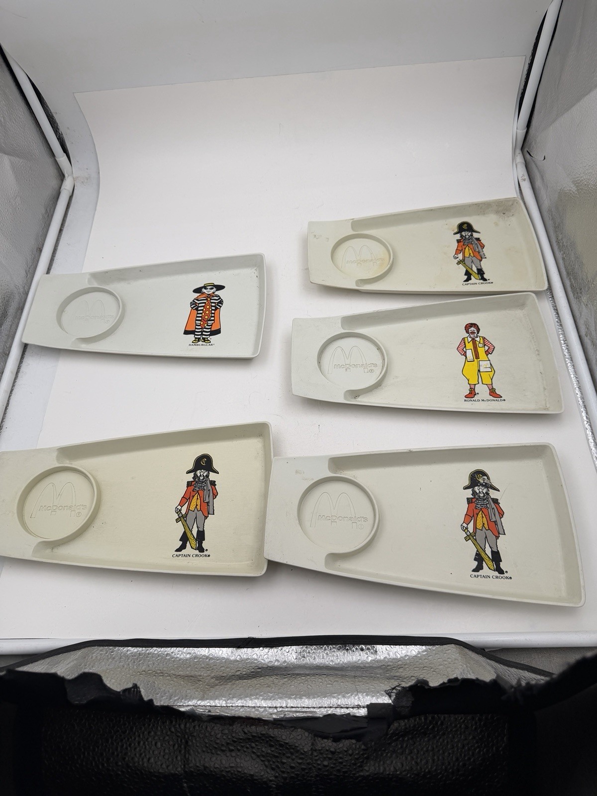 Vintage Mcdonald’s Serving Trays Plastic