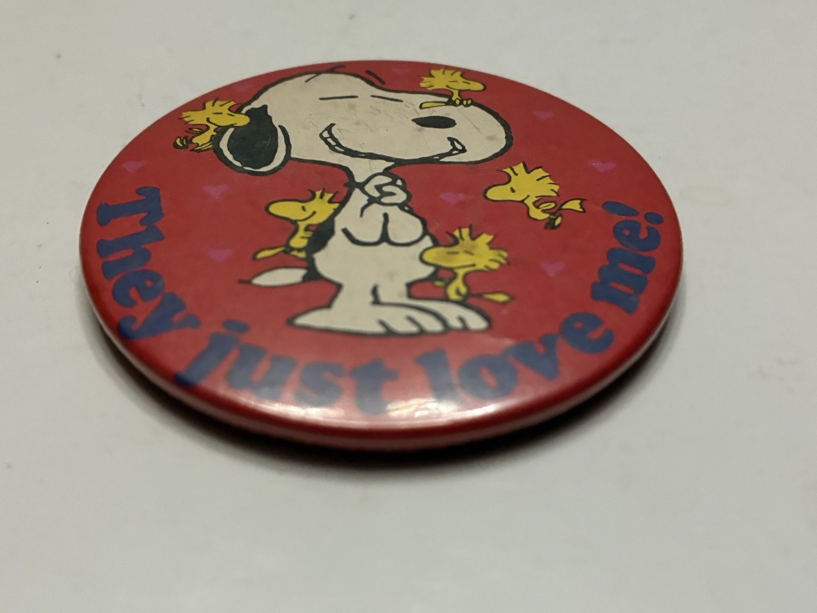 Vintage Peanuts Snoopy Woodstock Pocket Purse Mirror