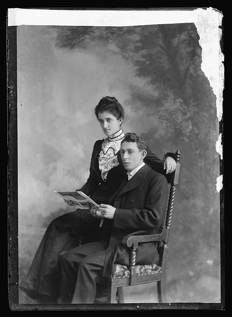 Photo:Barrett, C.W. [and lady]