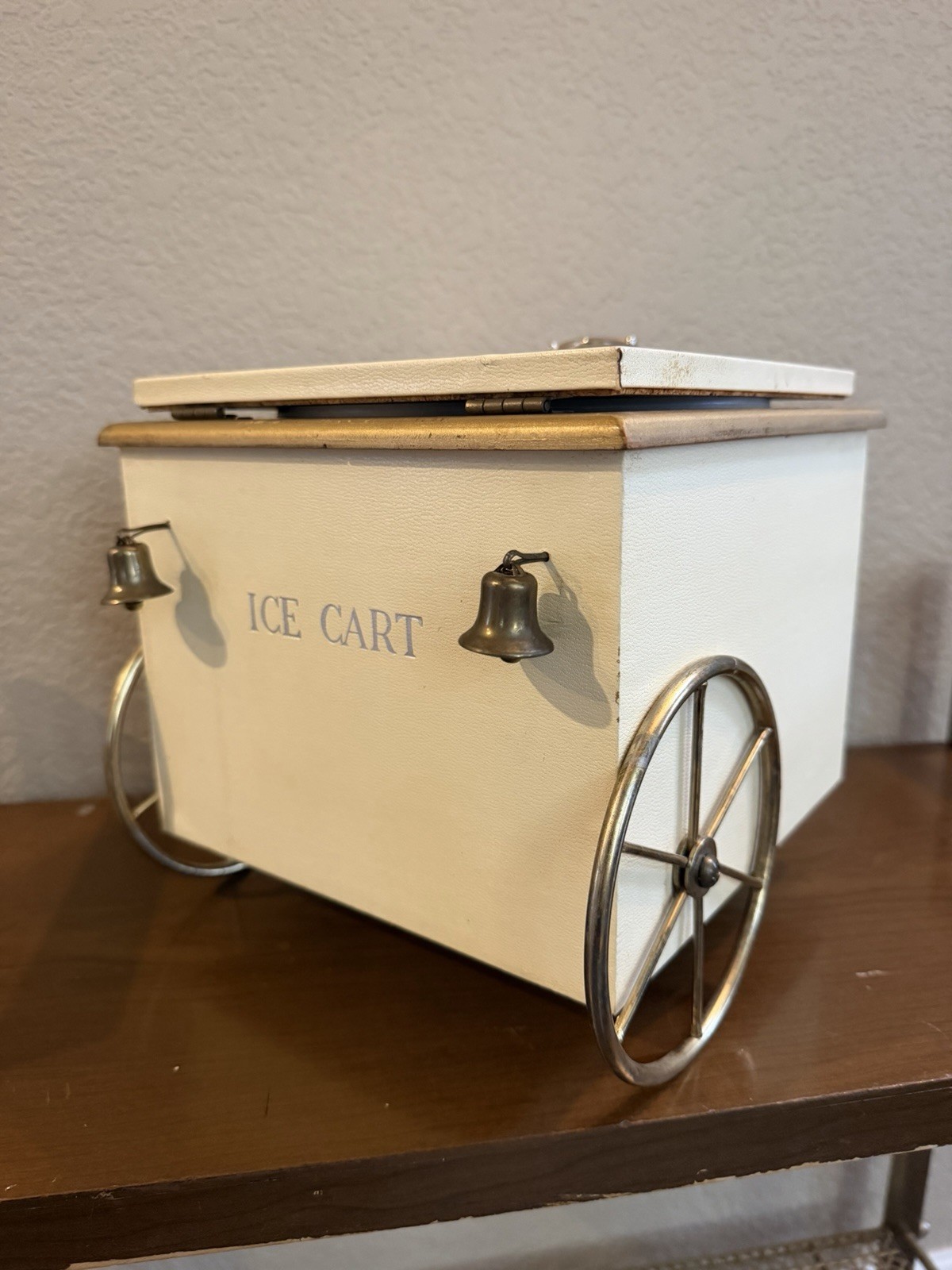 Vintage 1960’s Ice cart Insulated Ice Bucket