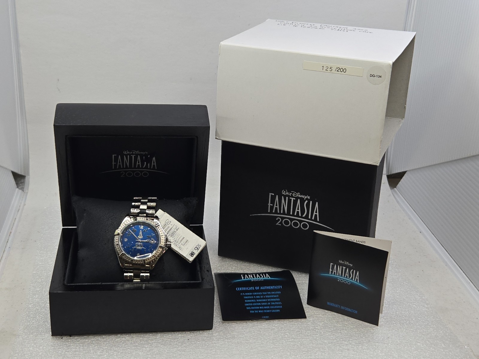 Walt Disney Gallery Fantasia 2000 Watch Limited Edition 125/200 NIB Vintage READ
