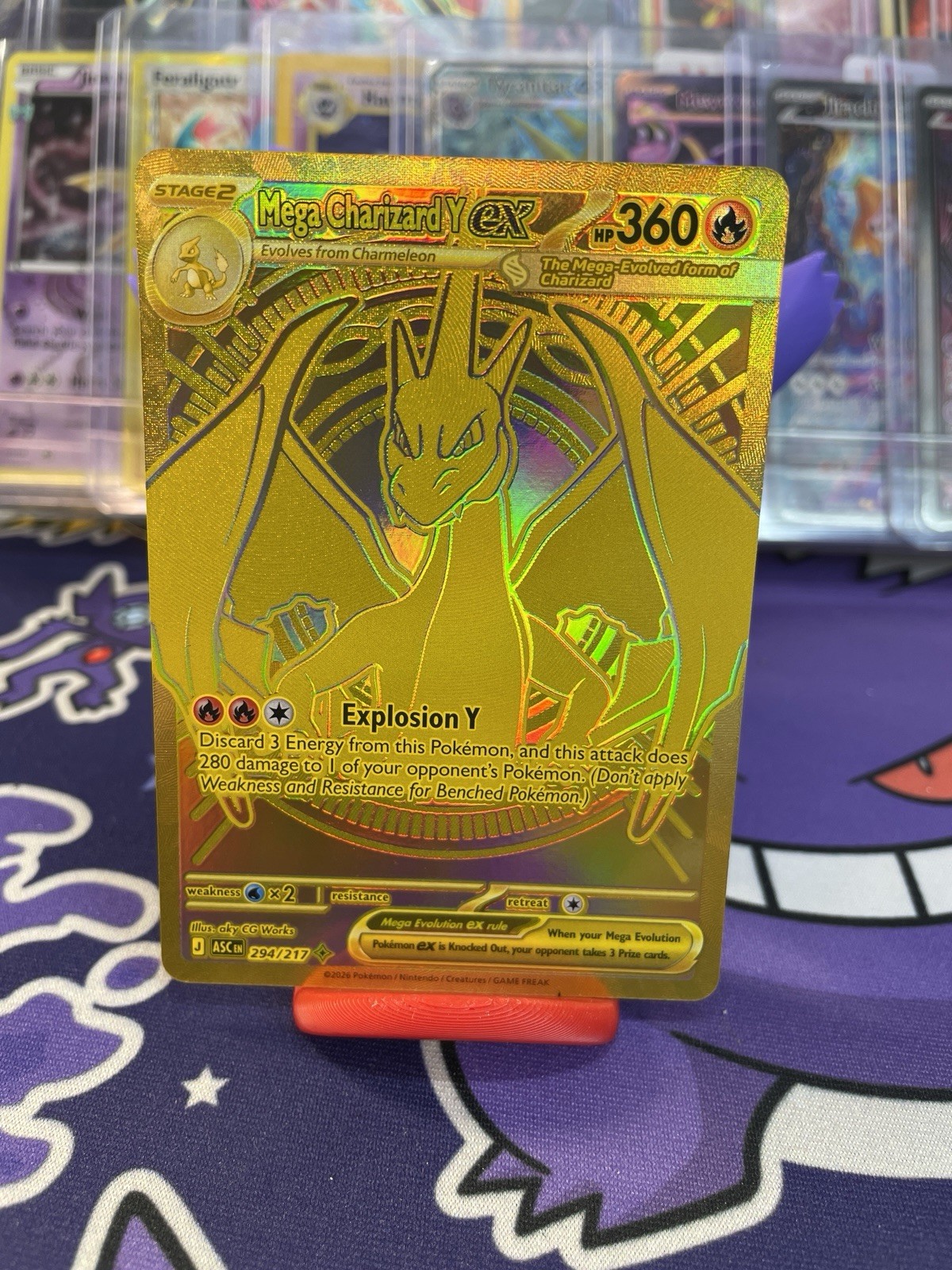 Pokemon TCG Mega Charizard Y EX 294/217 ASCENDED HEROES English 2026