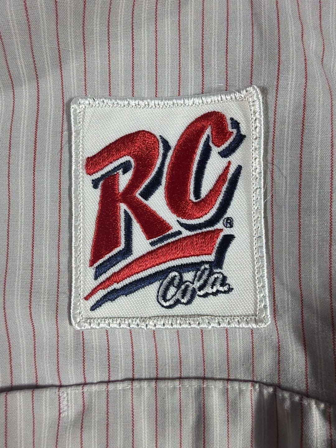 Vintage Riverside RC Cola Diet Rite Striped Work Shirt