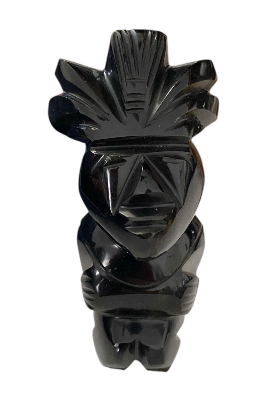 VTG Tribal Indigenous Figure Stone Handcrafted 4.5\