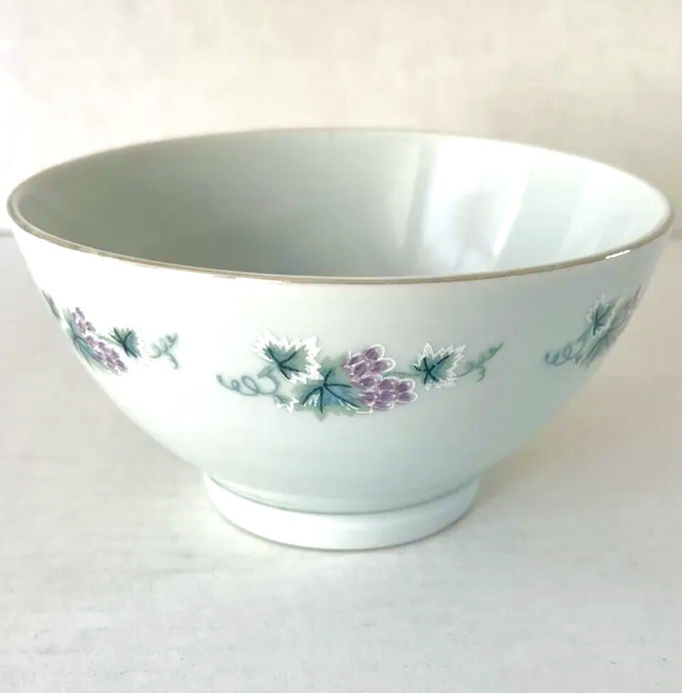  LILING WANG XIAN China Rice Bowl.  EUC FLORAL PATTERN 5\