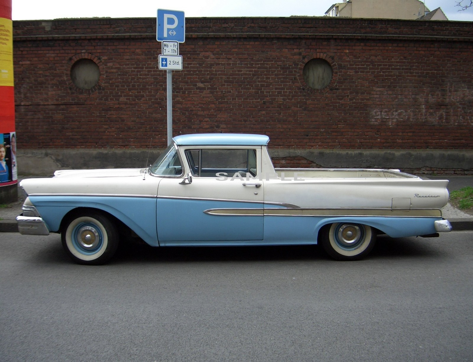 1958 FORD Ranchero 8.5X11 Photo (234-V)