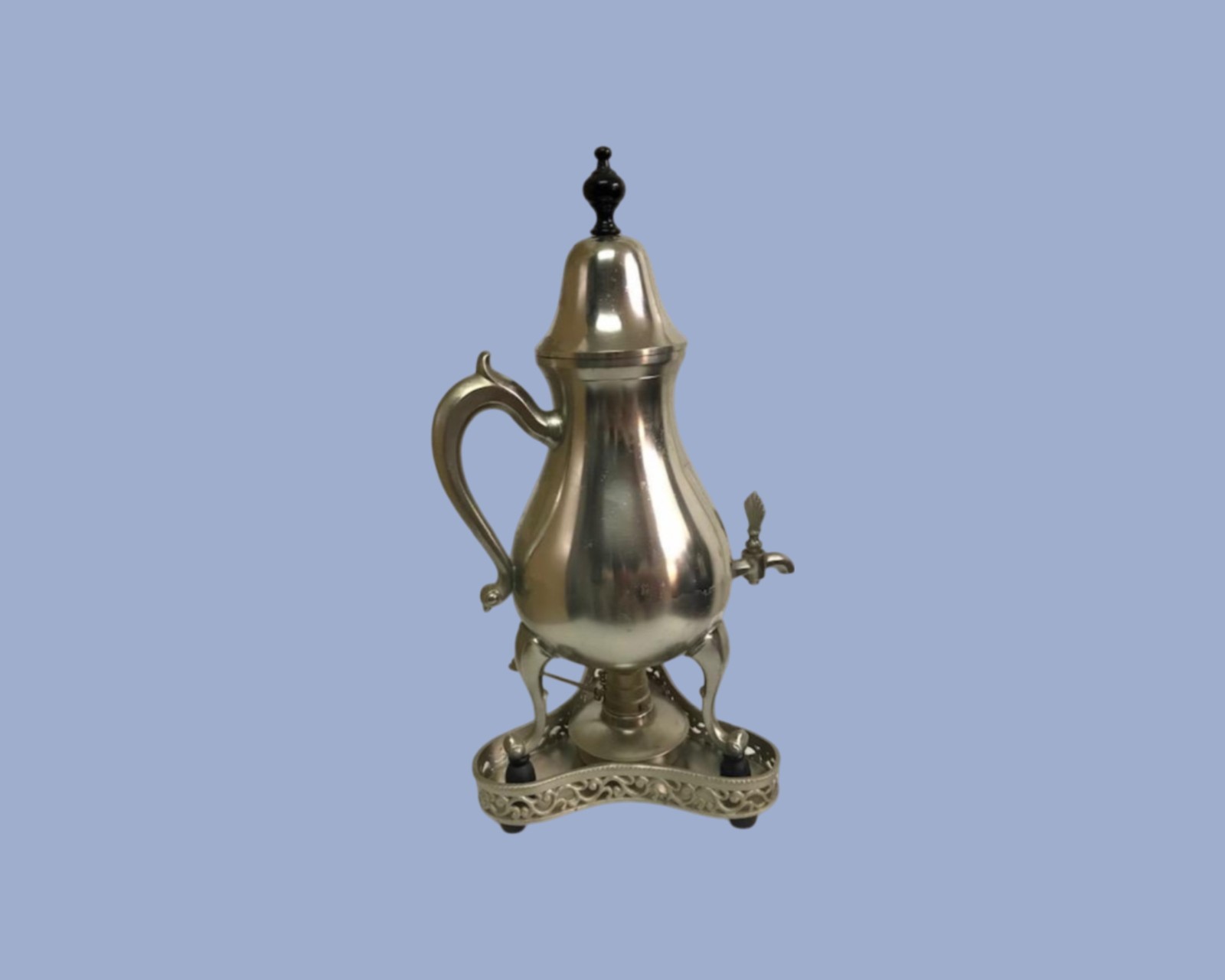 Vintage Metawa Holland Pewter Coffee Samovar Set - Complete with Burner & Tray