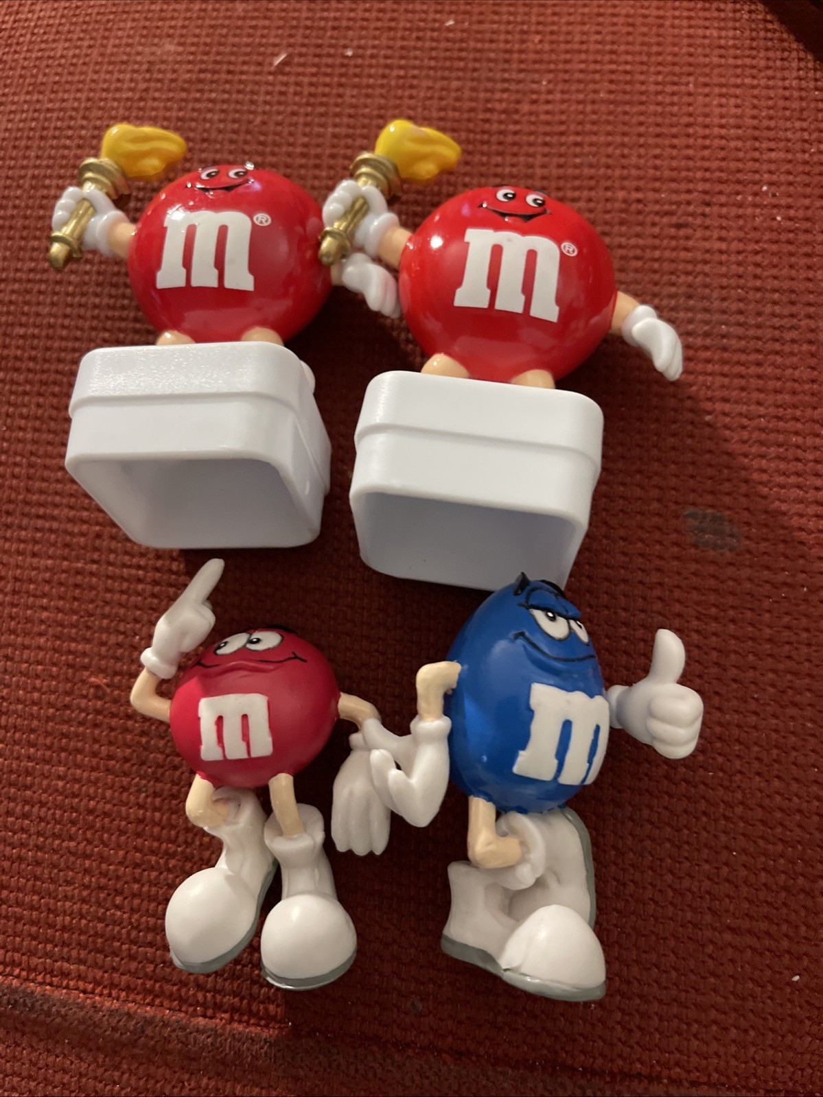Vtg  M&M Holiday Tube Toppers Mixed  Lot Of 26 Mars Candy 1990-2002