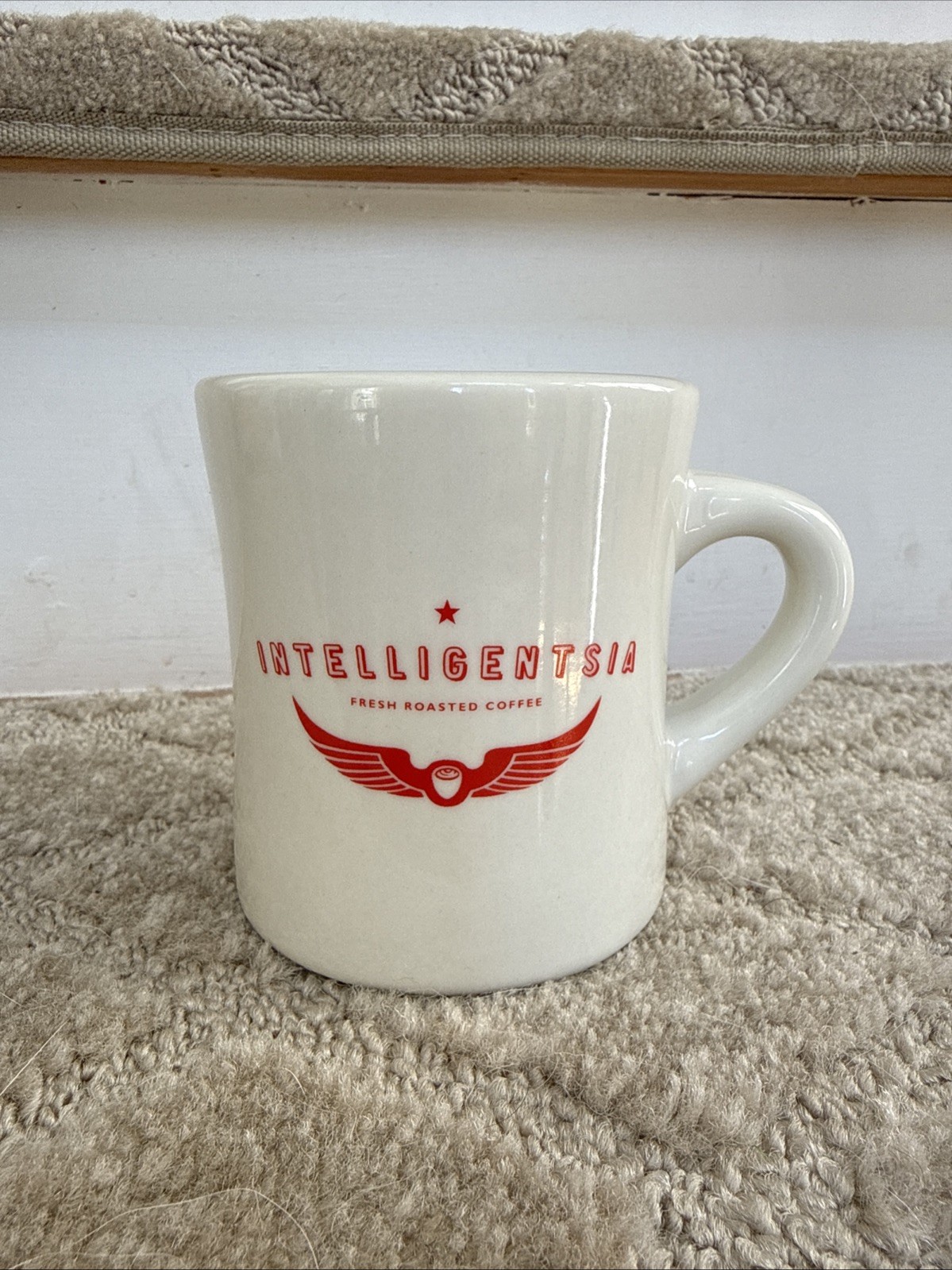 Intelligentsia Coffee Diner Style Mug 10oz Chicago Flag Westford Intelligentsia Coffee Diner Style Mug 10oz Chicago Flag Westford