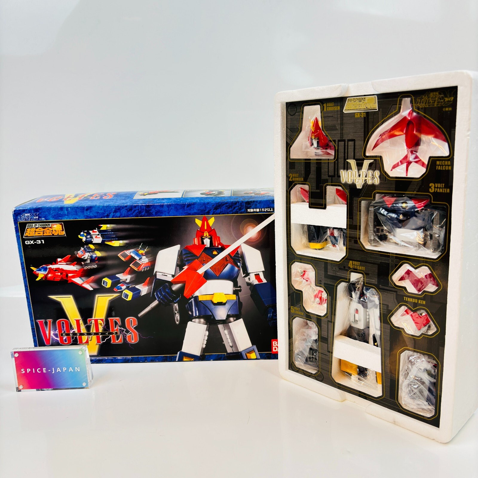 Bandai Soul of Chogokin GX-31 Voltes V Super Electromagnetic Machine  w/Box JP