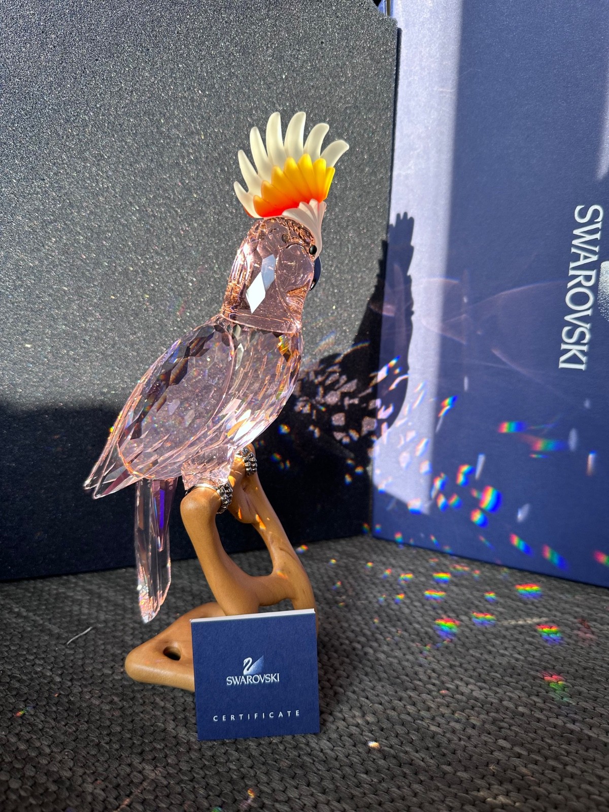 Swarovski Cockatoo RED 718565 Mint Condition with Original Box & Certificate
