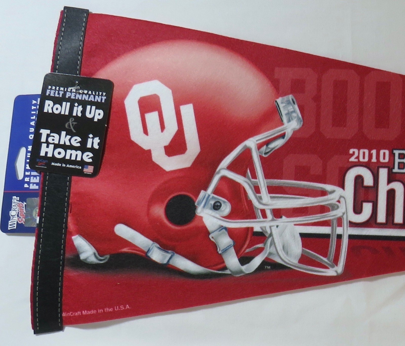 2010 University of Oklahoma Sooners BIG-12 Champs Football Pennant 2010 University of Oklahoma Sooners BIG-12 Champs Football Pennant