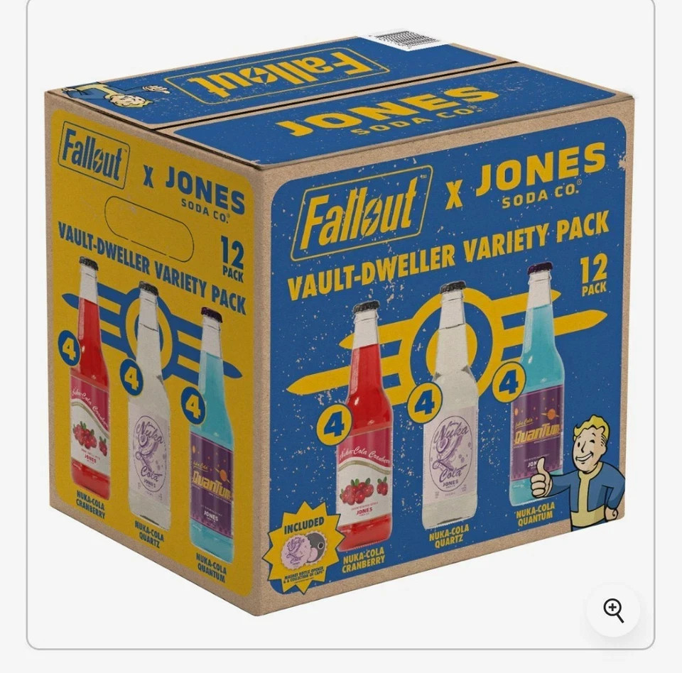 Jones Soda Co. Fallout Vault-Dweller Variety Pack 12-Pack Vault Boy