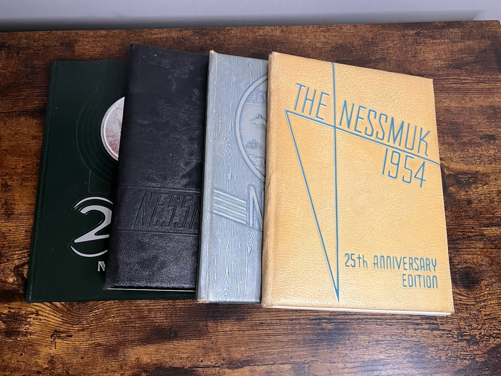 Lot Of 4 Nessmuk Wellsboro Pa High School Yearbooks 1952, 1943, 1954, 2003