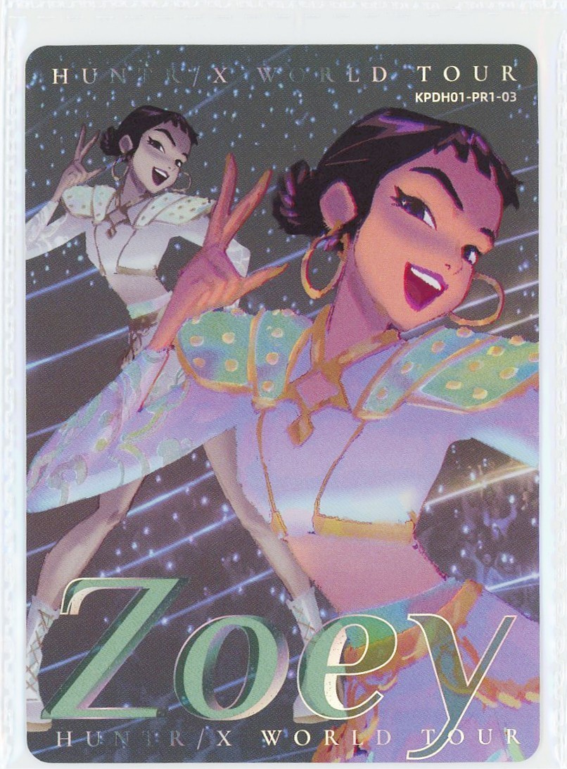 2026 Kayou KPop Demon Hunters Energy Edition #PR1-03 Zoey PROMO