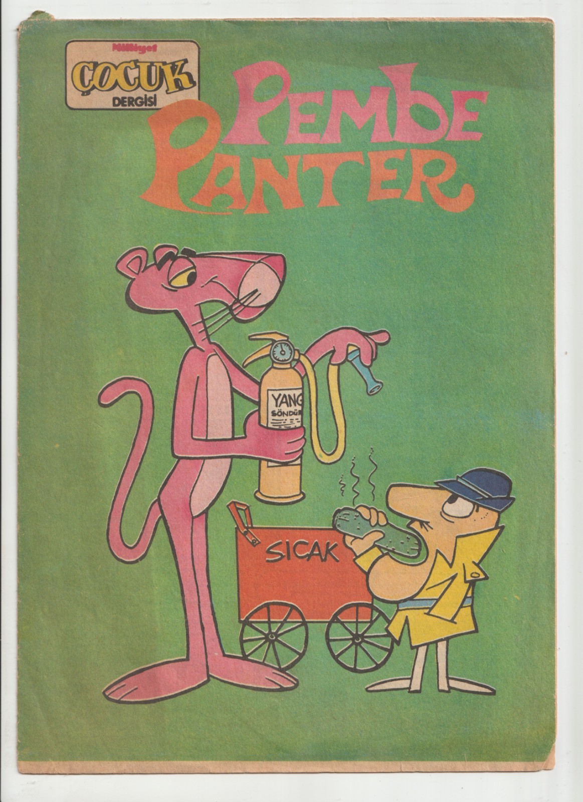Vintage Pink Panther Turkish Comic Book 1974 Milliyet Cocuk Supplement Rare 8p Vintage Pink Panther Turkish Comic Book 1974 Milliyet Cocuk Supplement Rare 8p