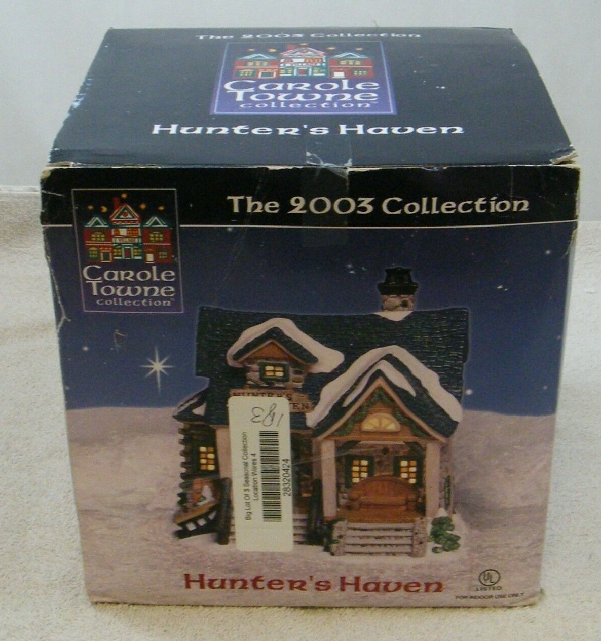 2003 LEMAX CAROLE TOWNE HUNTER\'S HAVEN LIGHTED