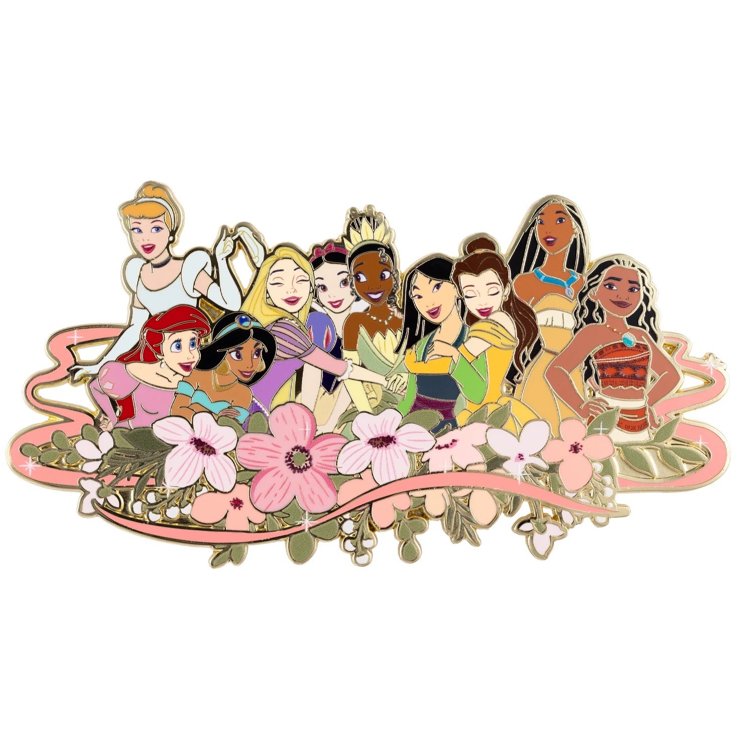 Disney PALM Princess Jumbo Collectible Pin LE 500 Confirmed 