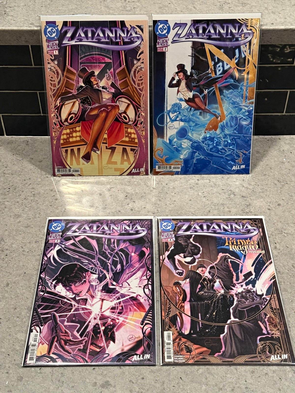 Zatanna #1-4 Lot DC Next Level 2026 Jamal Campbell Cover Prime Magus NM
