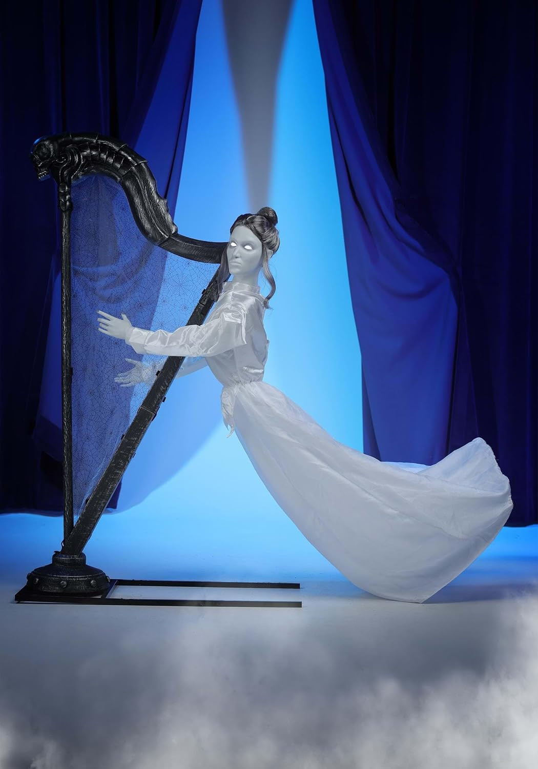 Fun Costumes Celeste the Restless Ghost Harp Animatronic | Halloween Decoration