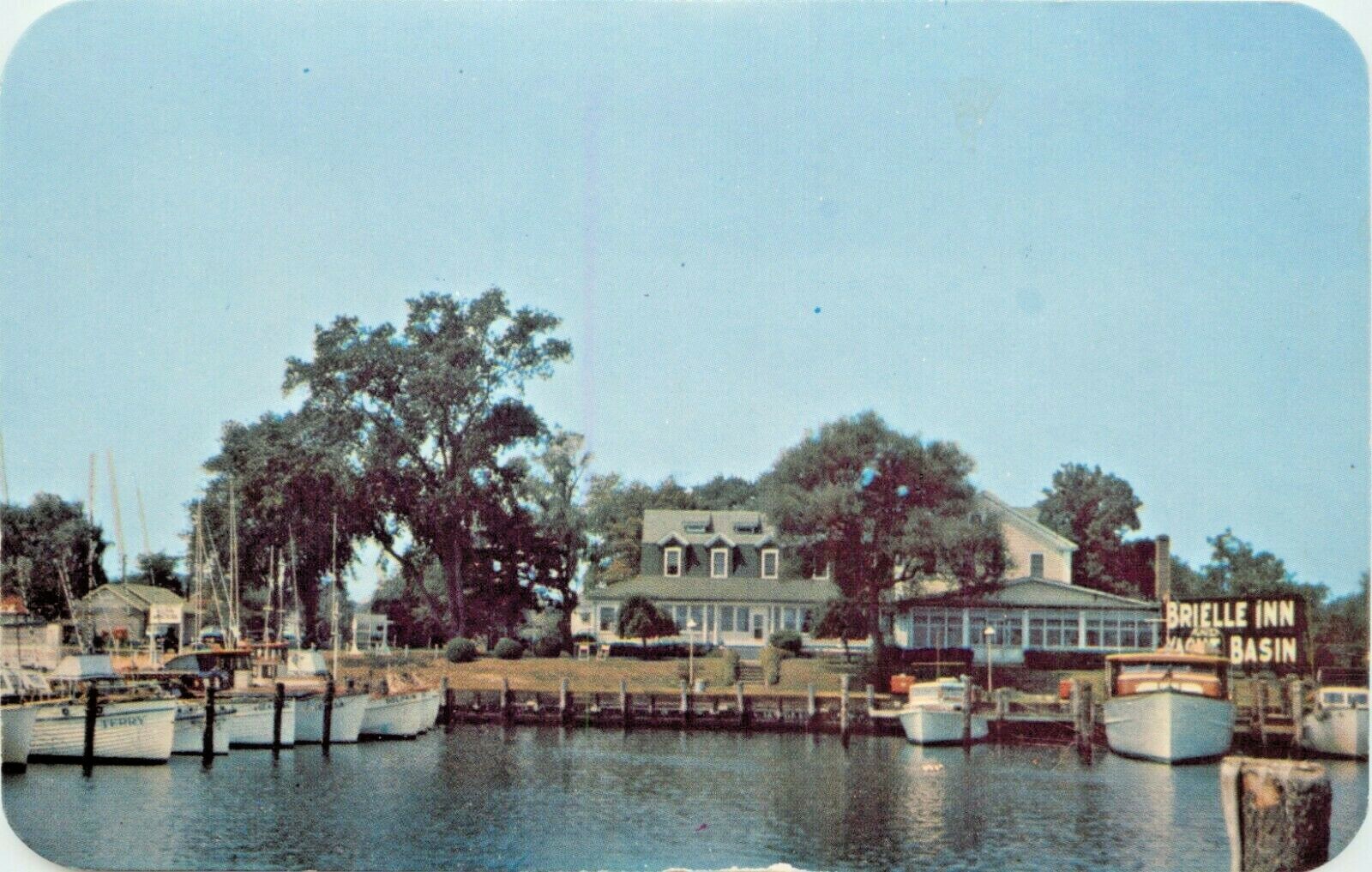 A View Of Hillmann\'s Brielle Inn, Yacht Basin, Brielle, New Jersey NJ 