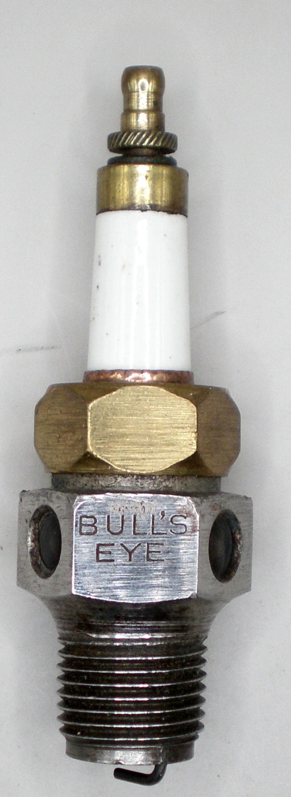 Rare Vintage Collectible BLICKENSDERFER BULL\'S EYE Visible Spark Plug 3/4\