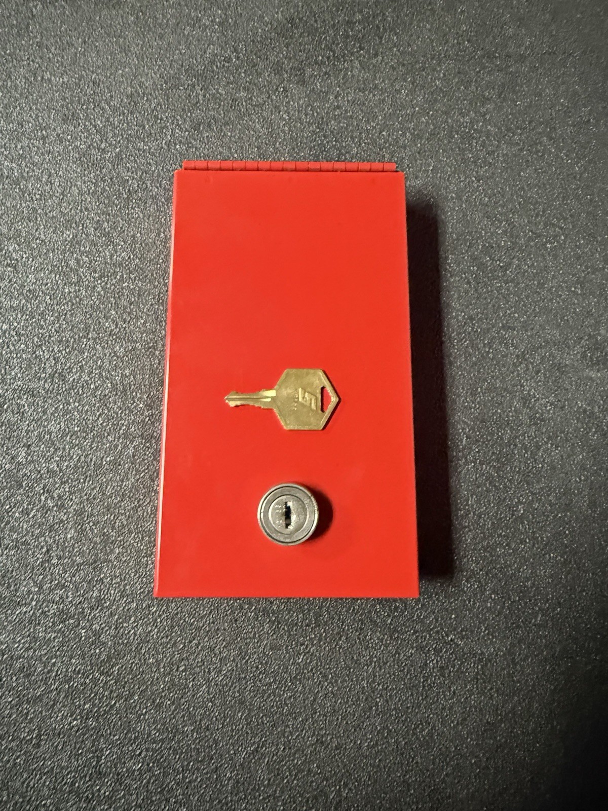 Rare Snap On KRA-444A  Lock Box Vintage Personal Storage Safe 1 Key