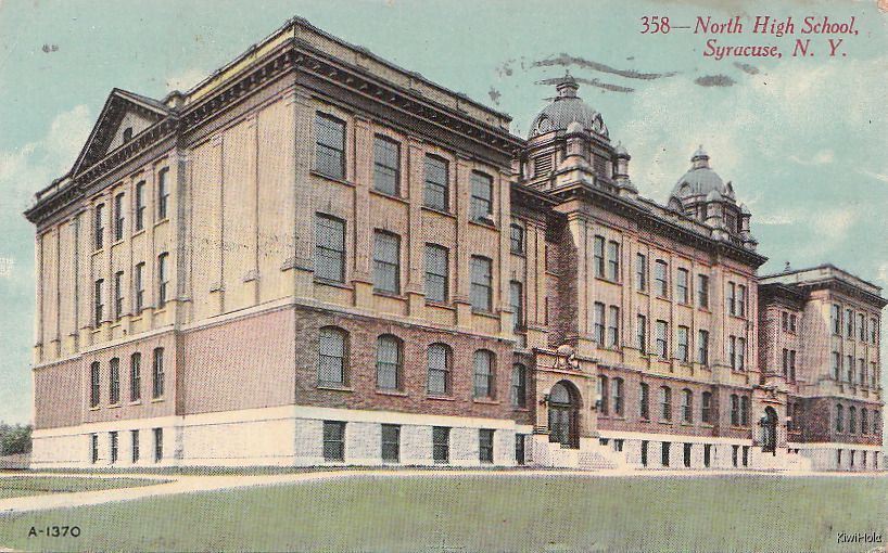  Postcard North High School Syracuse NY