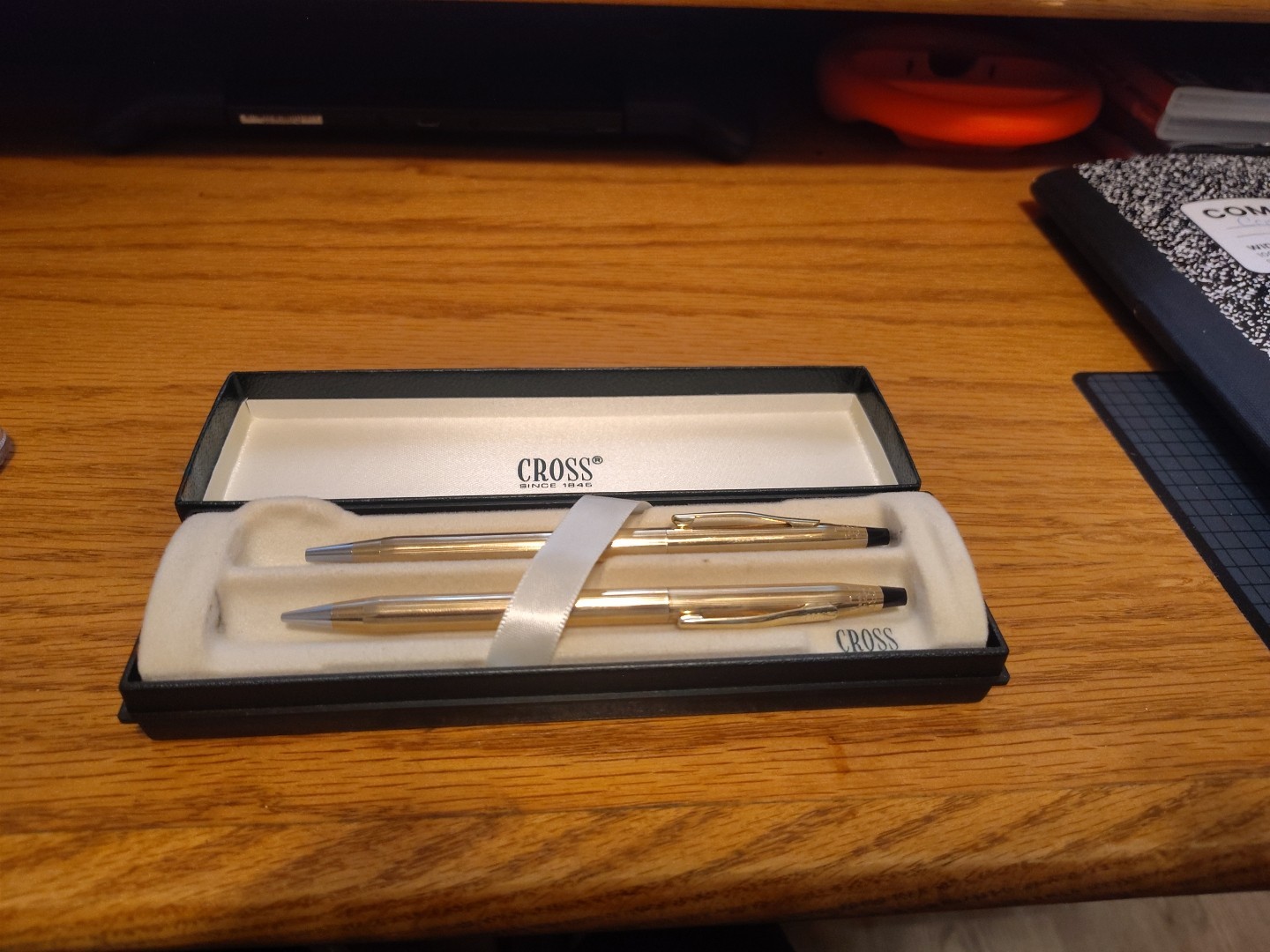 CROSS  10KT G.F.  BALLPONT WRITING PEN & PENCIL / No Product engraving